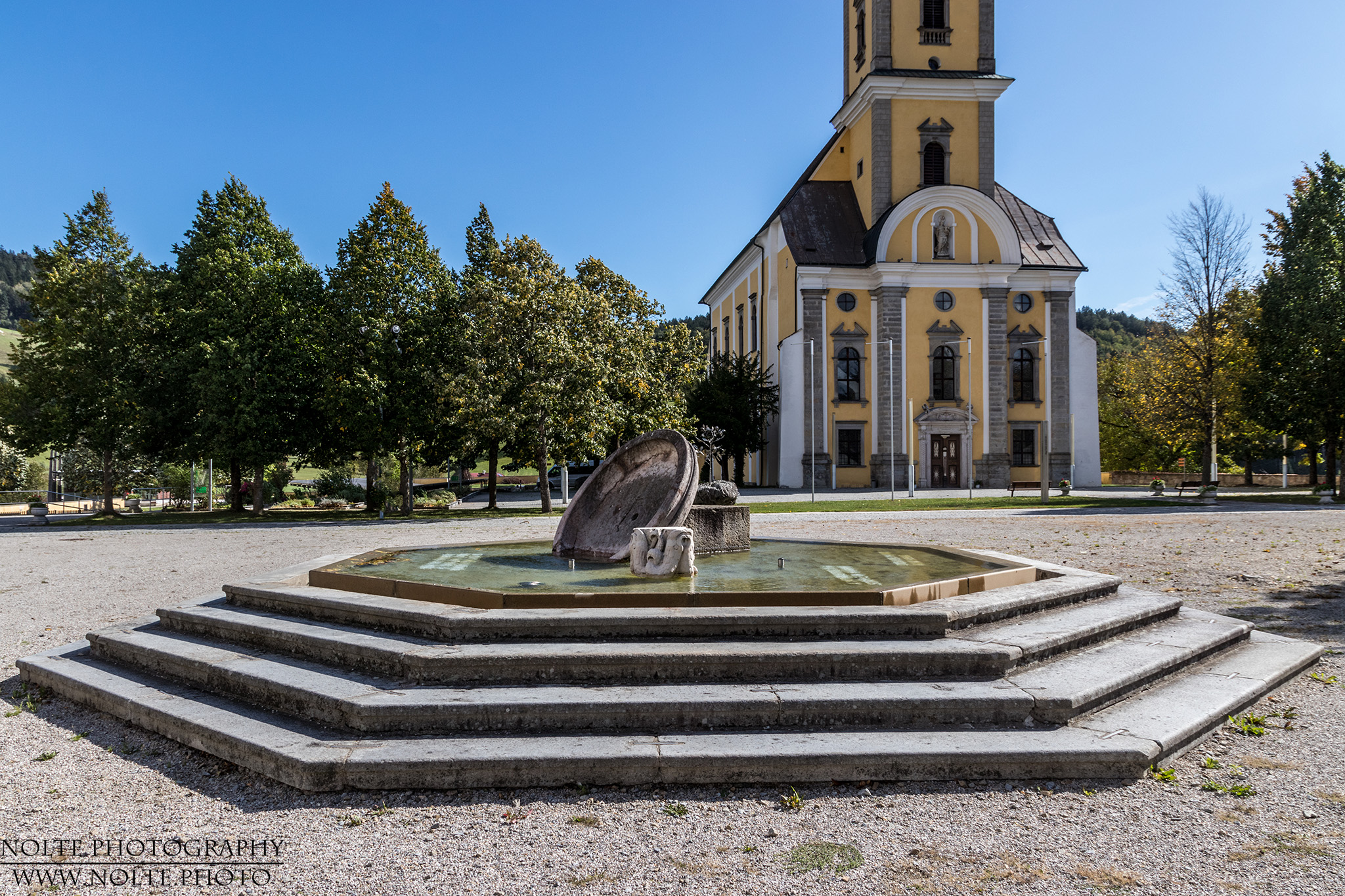 Der Brunnen im Hof des ehemaligen Stiftes Waldhausen